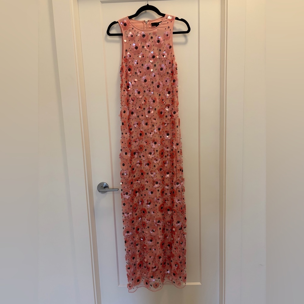 Pink Sequin Maxi Dress - Picture 2 of 6